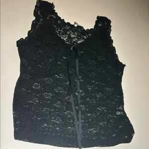 Brandy Melville Black Lace Camisole Tank